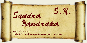 Sandra Mandrapa vizit kartica